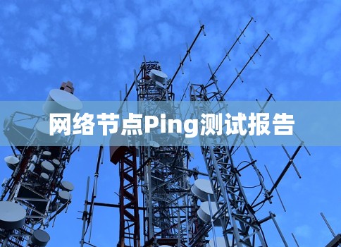网络节点Ping测试报告 网络节点Ping测试报告