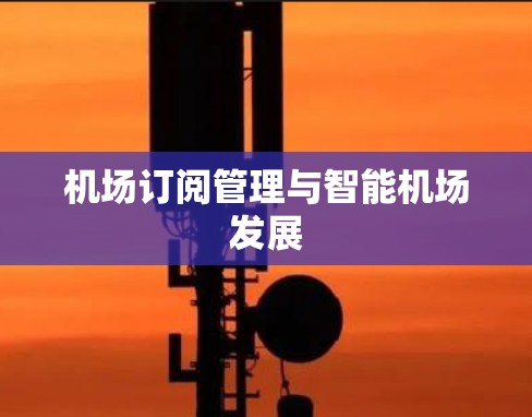 机场订阅管理与智能机场发展